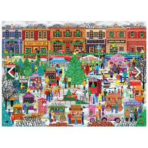 Puzzel 500 stukjes XXL Eurographics - Downtown Holiday Festival