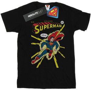DC Comics Jongens Superman Nr. 32 Cover T-Shirt (116) (Zwart)