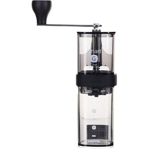 Hario - Smart G Coffee Mill Transparent Black - handmatige koffiemolen