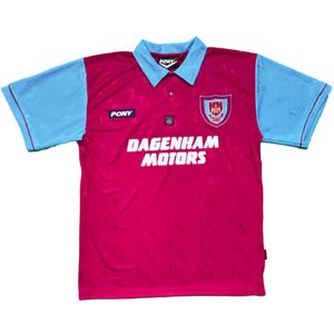 1995-1996 West Ham Centenary Pony Home Shirt