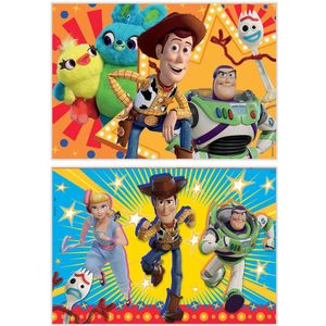 Educa houten puzzel - Toy Story 4, 2x50 stukjes