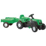 Dolu Ranchero Groen Traptractor met Aanhangwagen 8246