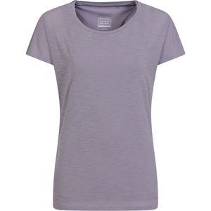 Mountain Warehouse Dames/Dames Dubbel Gelaagd T-Shirt (32 DE) (Paars)