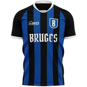 2022-2023 Club Brugge Home Concept Football Shirt - Kids