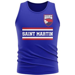 Saint Martin Core Football Country Sleeveless Tee (Royal)