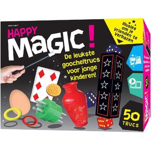 Happy Magic 50 Goocheltrucs Zwarte Editie - Geschikt voor kinderen vanaf 7 jaar
