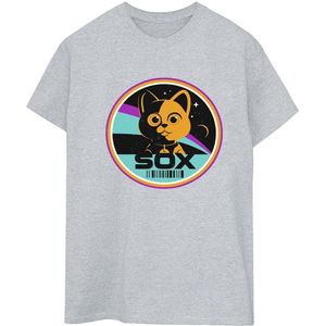 Disney Dames/Dames Lightyear Sox Cirkel Katoenen Vriend T-shirt (S) (Sportgrijs)