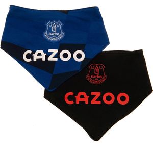 Everton FC Baby Slabbetjes (Set van 2)  (Blauw/Zwart)