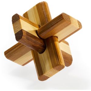 Eureka 3D Bamboo Breinpuzzel Doublecross **