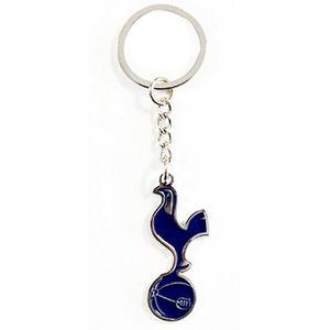 Spot On Gifts - Tottenham Hotspur FC Officiële Sleutelhanger van Metaal  (Navy/Zilver)