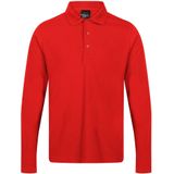Regatta Heren Pro Poloshirt Met Lange Mouwen (L) (Klassiek rood)