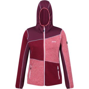 Regatta Dames/Dames Walbury VI Marl Full Zip Fleecejack (16 UK) (Mineraalrood/Rumba-rood)