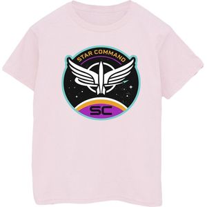 Disney Dames/Dames Lightyear Sterren Commando Cirkel Katoenen Vriend T-shirt (XL) (Baby Roze)