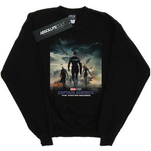 Marvel Studios Mens Captain America The Winter Soldier Poster Sweatshirt