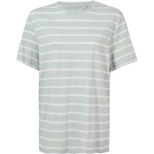 Craghoppers Heren Sten Stripe NosiBotanical T-Shirt met korte mouwen (XL) (Aloë Groen)