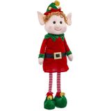 Kerstversiering Multicolour Metaal Foam Weefsel Jongen Elf 70 cm