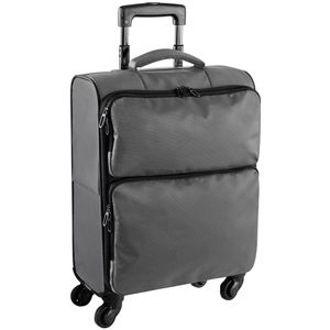 Bagbase Lichtgewicht Spinner Carry On Luggage/Bag  (Platina)