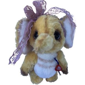 knuffelolifant Gozy junior 16 cm pluche grijs