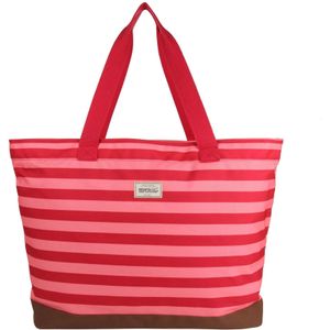 Regatta Stamford Beach Tote Bag  (Schelp Roze/Miami Rood)