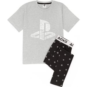 Playstation Pyjamaset voor meisjes (140) (Grijs/Zwart)