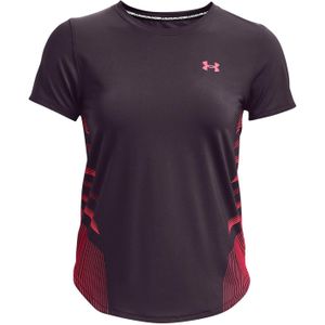 Under Armour Iso-chill Laser Ii Short Sleeve T-shirt Paars S Vrouw