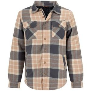 Jervis Padded Flannel Shirt heren beige maat XL