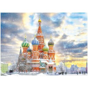 Puzzel 1000 stukjes - Sint-Basiliuskathedraal, Moskou
