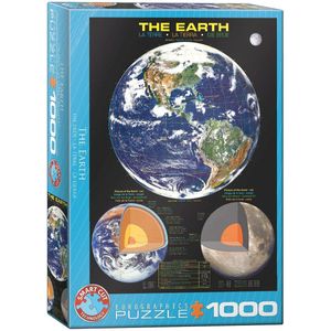 Puzzel Eurographics - De aarde, 1000 stukjes