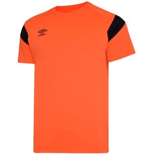 Umbro Trainingsshirt voor kinderen (146-152) (Schokkend oranje/zwart)
