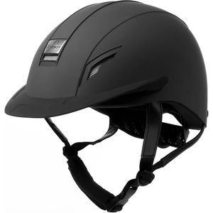 Whitaker VX2 Carbon Riding Helm (Large (58-62cm)) (Zwart)