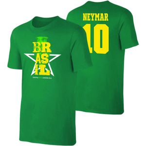 Brazil Qualifiers T-Shirt (Neymar 10) Green