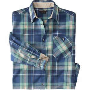 Atlas For Men Mens Checked Flannel Shirt