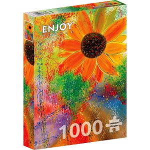 Puzzel 1000 stukjes ENJOY - Zonnebloem