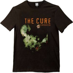 The Cure Unisex Disintegratie T-shirt voor volwassenen (M) (Zwart)