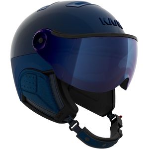 Kask Chrome Blauw - Skihelm met Vizier - Spiegel Vizier (☁/☀) Cat.2