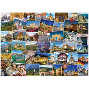 Puzzel Eurographics - Globetrotter Duitsland, 1000 stukjes