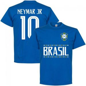 Brazil Neymar Jr 10 Team T-Shirt - Royal