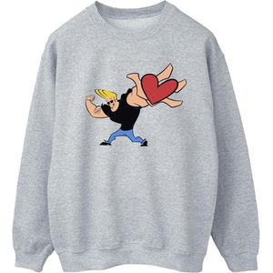 Johnny Bravo Womens/Ladies Heart Present Sweatshirt