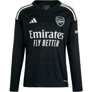 2023-2024 Arsenal Home Goalkeeper Shirt (Black) - Kids
