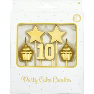 Paperdreams Party Cake Candles - 10 Jaar