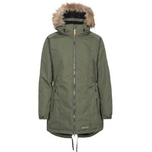 Trespass - Dames Celebrity Geïsoleerd Extra Lange Parka Jas (2XS) (Mos groen)