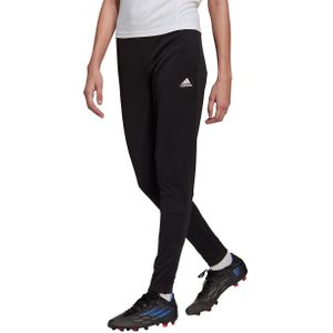 adidas - Entrada 22 Trackpants Women - Zwarte Trainingsbroek Dames - XL
