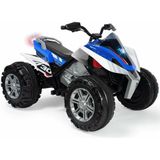 Injusa Rage Elektrische Kinderquad 12v Blauw/Wit