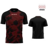 Givova Sport T-shirt Interlock Heren L - Grenade/Zwart