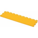 Vloertegeldrempel Cyclus 50x13x0.7 cm PVC koppelbaar - geel