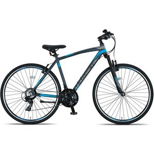 Altec Magnetic Trekking Herenfiets V-Brakes 28inch 51cm 21v Antraciet/Blauw