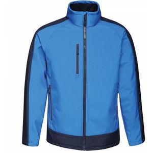 Regatta Herencontrast 3-lagige Softshell Full Zip Jacket (XS) (Lichtblauw/zwartblauw)