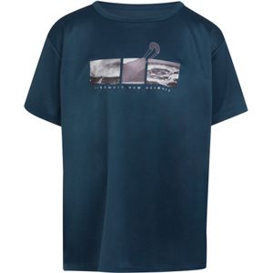 Regatta Kinderen/Kinderen Alvarado VIII Zeeprint T-Shirt (7-8 Years) (Maanlicht Denim)