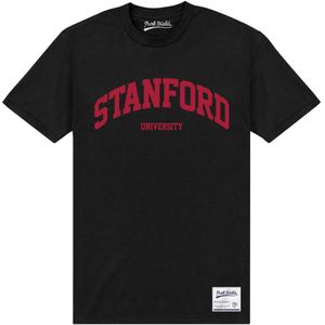 Stanford University Unisex Script T-shirt voor volwassenen (3XL) (Zwart)
