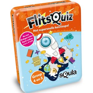 Squla Flitsquiz - Groep 4/5: Test je kennis in dit flitsende kaartspel!